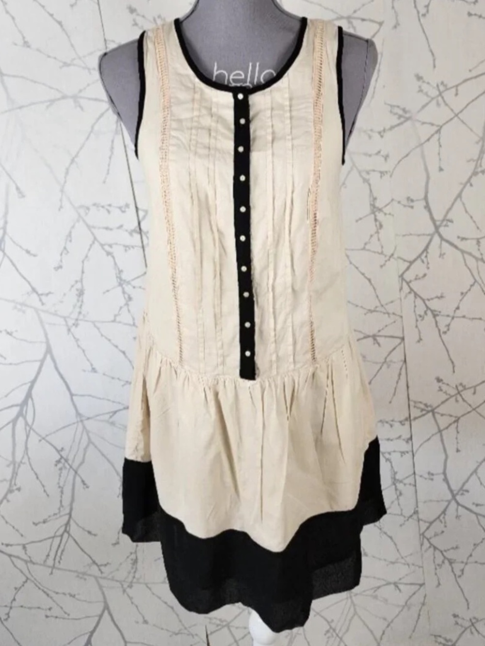 Kimchi Blue Pleated Dropwaist Dress